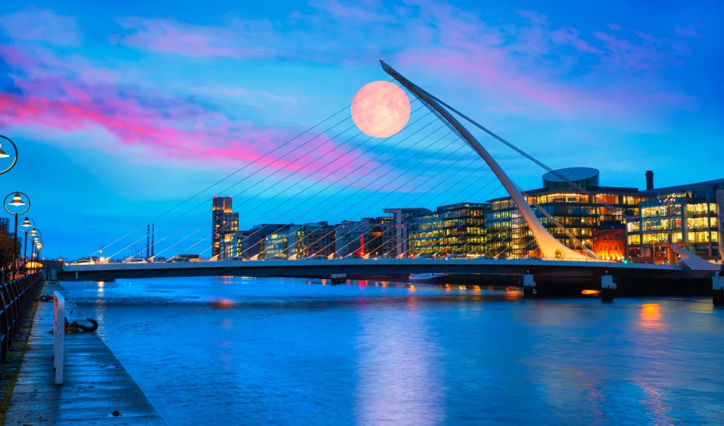Dublin esti látképe - IH Budapest és ELI program